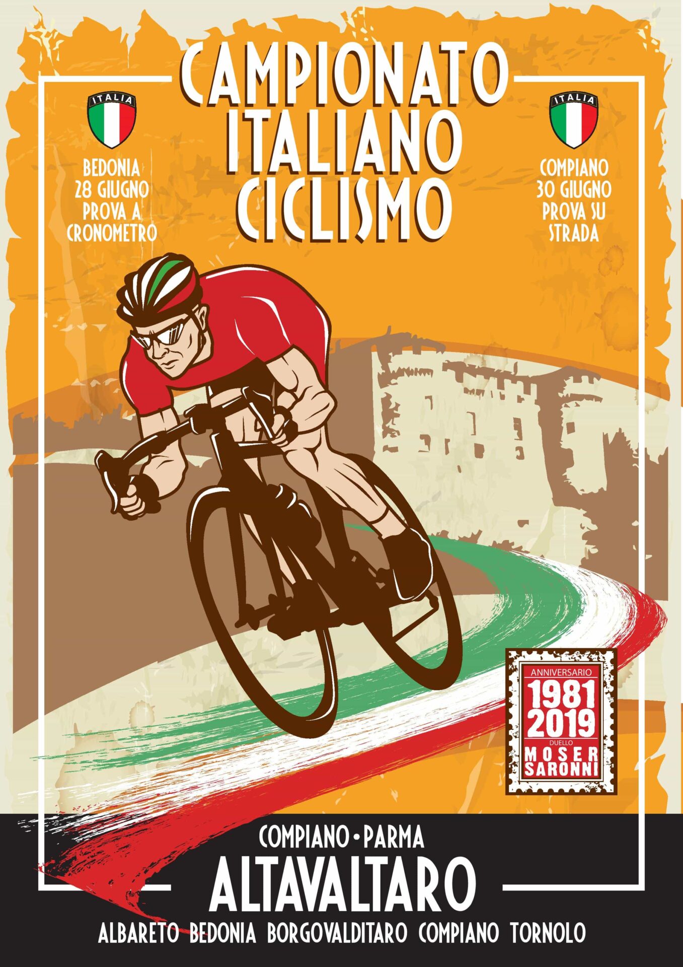 Il Campionato Italiano di Ciclismo su Strada torna in Valtaro, sulle